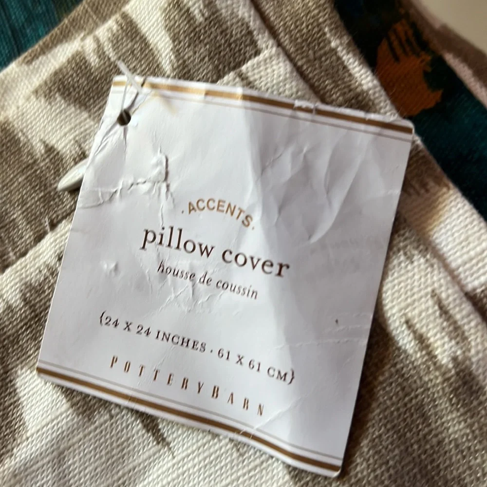Pottery Barn Reversible Pillow Sham - New with Tags